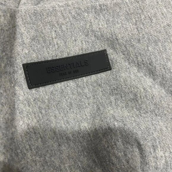 Essentials Fear of God Dark Oatmeal Hoodie SIZE Small - Picture 5 of 5